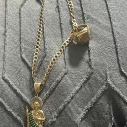 Ventó Mi Cadena De Oro 14k 
