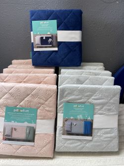 Waterproof Sleep Anywhere Kids' Pad Gray - Pillowfort™: Twin Size Mattress Pads Ese