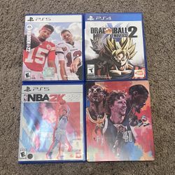Ps5 games plus Dragonball 