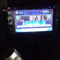 Dual Touch Screen Audio Receiver DVD Bluetooth USB SD