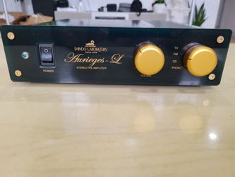 SHINDO LABORATORY AURIEGES - L STEREO TUBE PRE AMPLIFIER. Made in Japan.