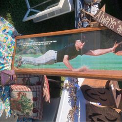 Framed Memorabilia Of Cal Ripken