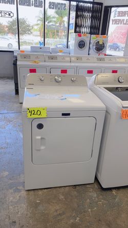 Maytag White 220V Electric Dryer – Brand New, Open Box