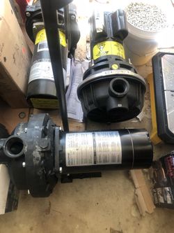 Ever built waterPumps four to choose from from 1 1/2 horse power $100 each