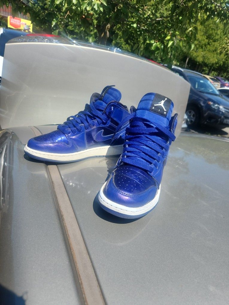 Nikebair Jordan's Anti Gravity Machines Metallic Purple Size 7y