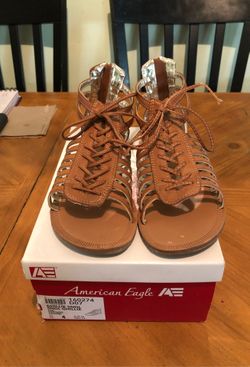 Girls Gladiator Sandals Size 4