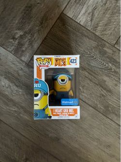 Funko Pop! Despicable Me 3 - I Heart Gru Mel #423 (Walmart Exclusive) - Perfect Box!
