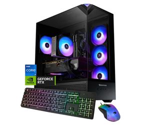 iBUYPOWER Element Gaming PC Desktop Computer with Gaming Keyboard & Mouse - BRAND NEW IN BOX SEALED