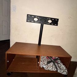 TV stand with glass cabinets
