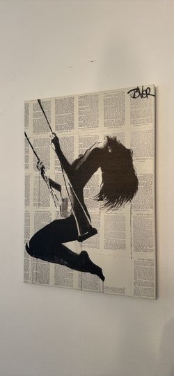 Woman Swinging Print
