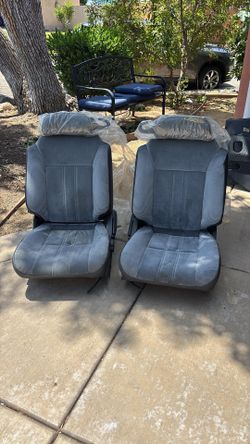 Complete Gray Interior Seat Set & Door Panels