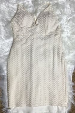 White Knitted Dress