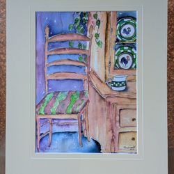 Jill Louise Campbell limited edition print of a kitchen scene