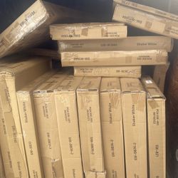 Shaker White Cabinets Warehouse Direct Sale