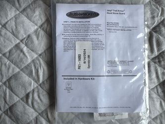 Jeep Bushwacker Trail Armor Hood Stone Guard in Textured Black