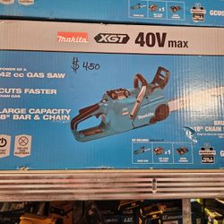 Makita
XGT 18 in. 40V max Brushless Electric Cordless Battery Chainsaw Kit (5.0Ah)