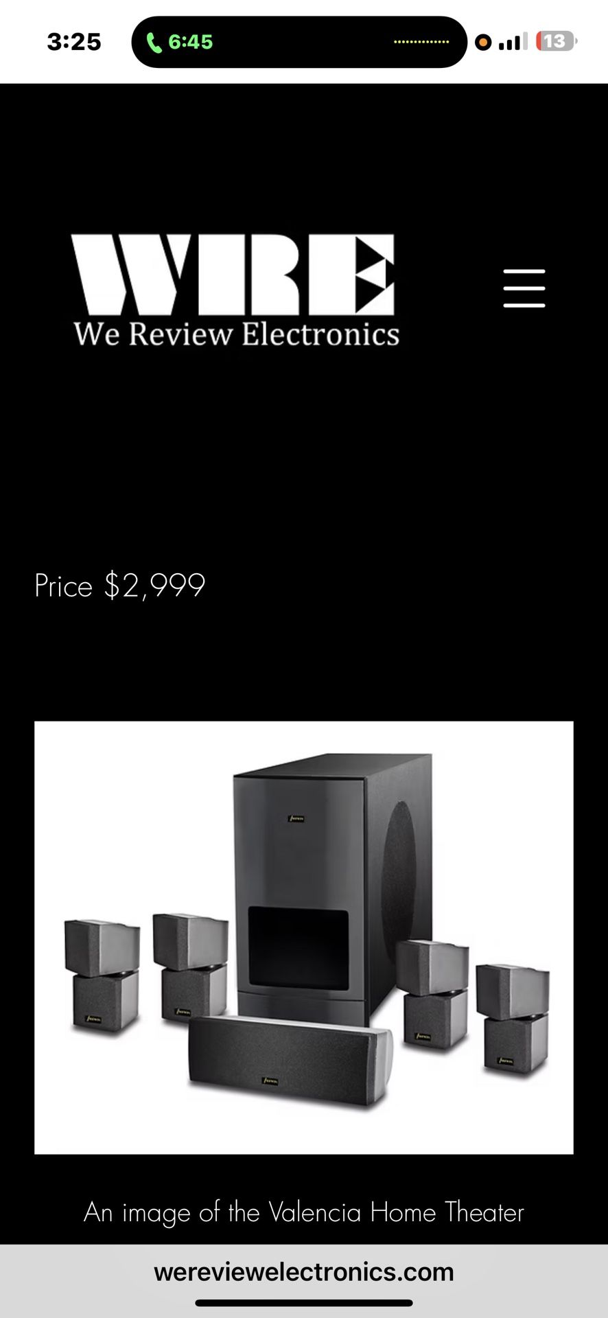 Valencia Wireless Surround Sound System
