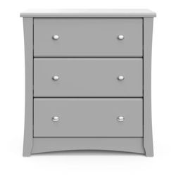 3 Drawer End Table  Grey
