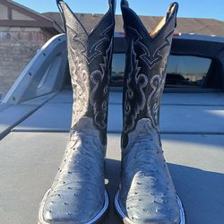 New Cowboy Ostrich Boots size 12