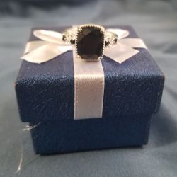 Sterling Silver Black Onyx Ring