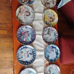 10 Jody Burgsma Autographed Collectors Plates 
