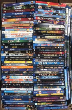 Blu-ray DVD Movies Disney marvel Harry Potter DC movies Bluray 3D 4k and dvd collectibles