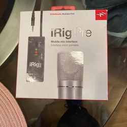 iRig  Pre Mobile Mic Interface Portable Conditions New 