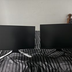 2 GAMING MONITORS (Alienware 24.5 inch 240hz and Koorui 27 inch 165 hz)