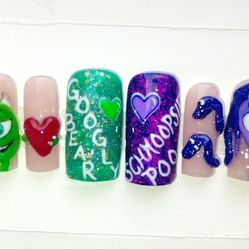 Monsters Inc Press-on Nails 