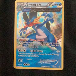Swampert alpha xy primal clash 36/160 lp 