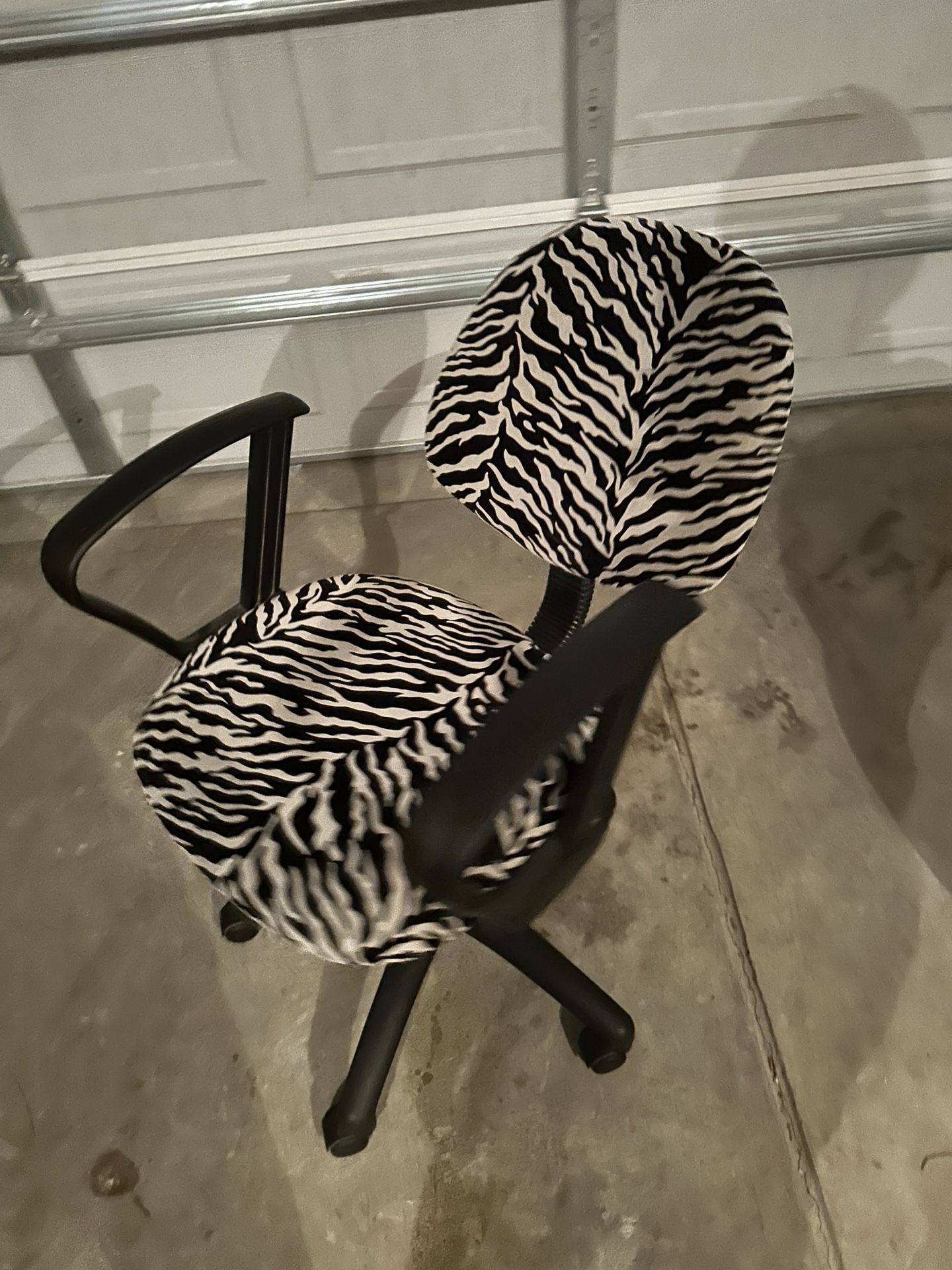 Zebra Print Office Chair