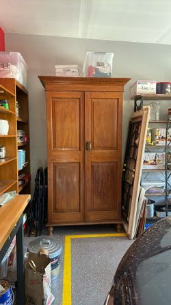 200+ yr teak cabinet