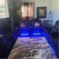 Brand New Power Reclining Sofa Set