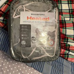 Heated Micro plush & Sherpa Blanket 