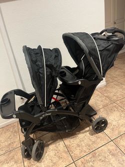 Black stroller