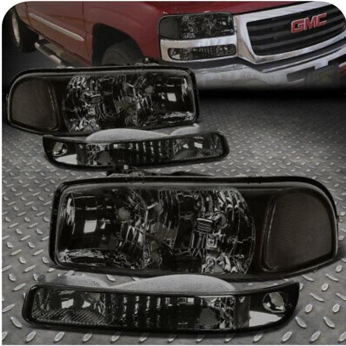 GMC Sierra 00-06 new Smoke Headlights