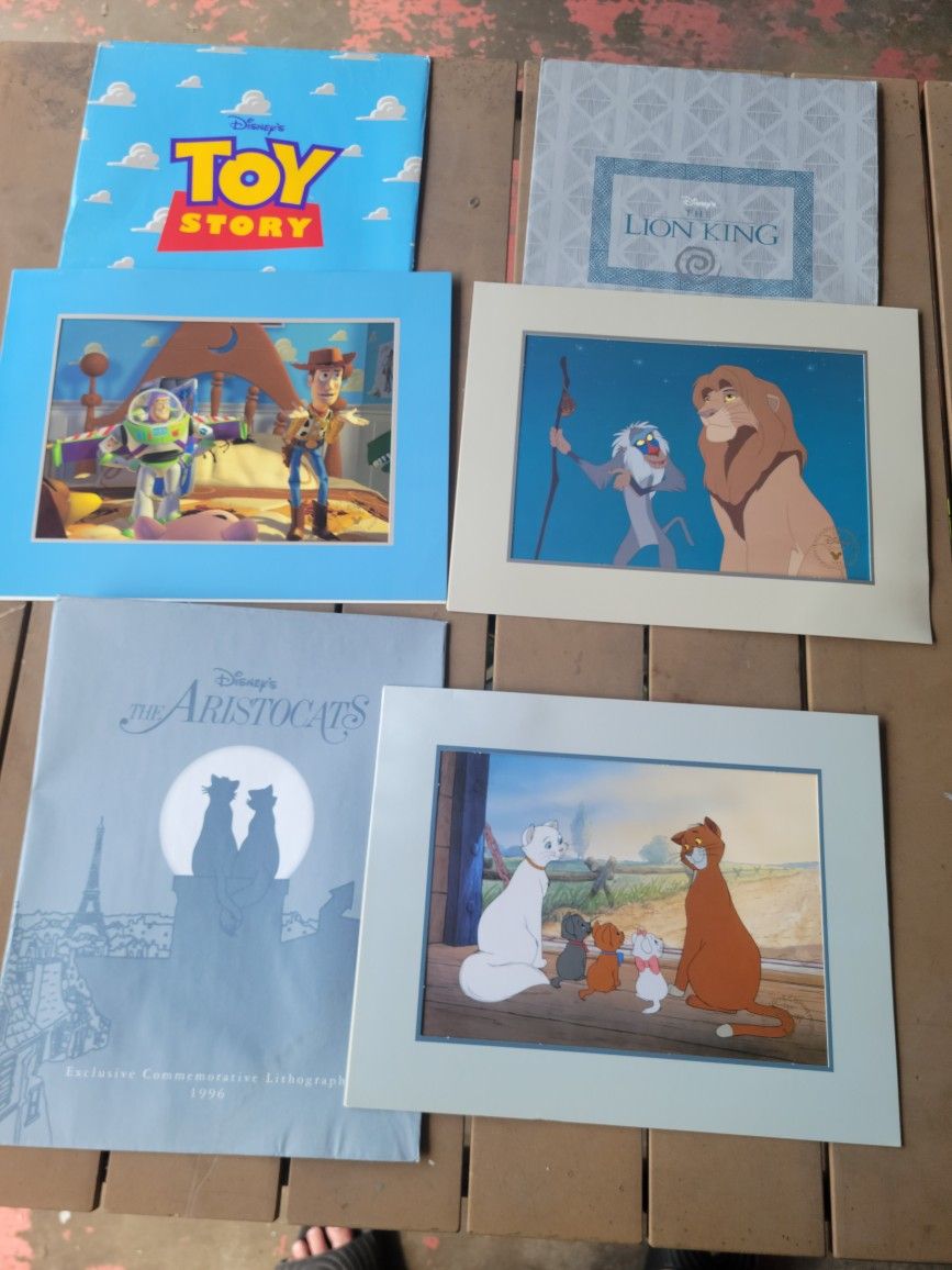 Disney lithographs