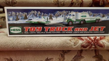 2010 Hess Toy Truck and Jet