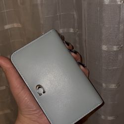 Coach Slim Card Case Periwinkle 
