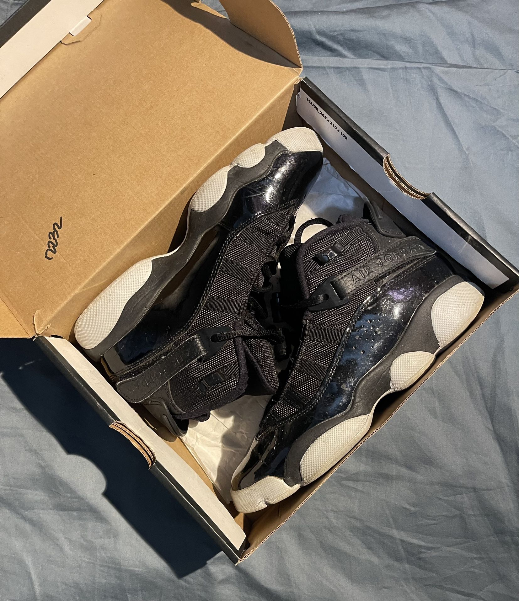 Jordan 6 Rings GS 'Black'