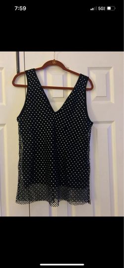 INC Black Top With Embellishments