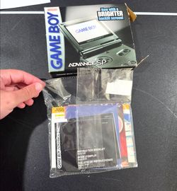 Nintendo Game Boy Advance SP ORIGINAL BOX with INSERT & MANUAL ONLY