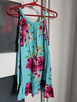 Girls Hawaiian Luau Dress 4T