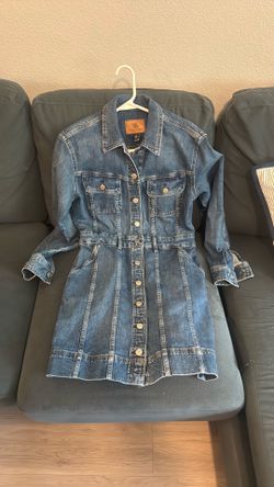 Polo Ralph Lauren Denim Trucker Skirtdress Button up size 8