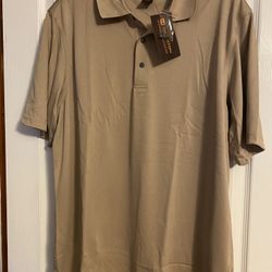 New Mens Harriton Industrial launder Tactical Polo