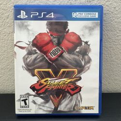 PlayStation 4 Game Street Fighter V CIB