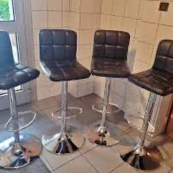 Barstool beige and gold set of 4