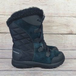 Columbia Womens Ice Maiden BL1581-011 Black Mid Calf Winter Snow Boots Size 5.5