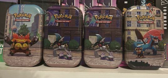 Pokémon Trading Card Game Mini Tins – Set of 4