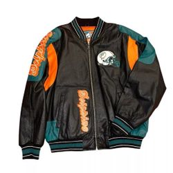 Miami Dolphins Vintage Jacket Size Medium